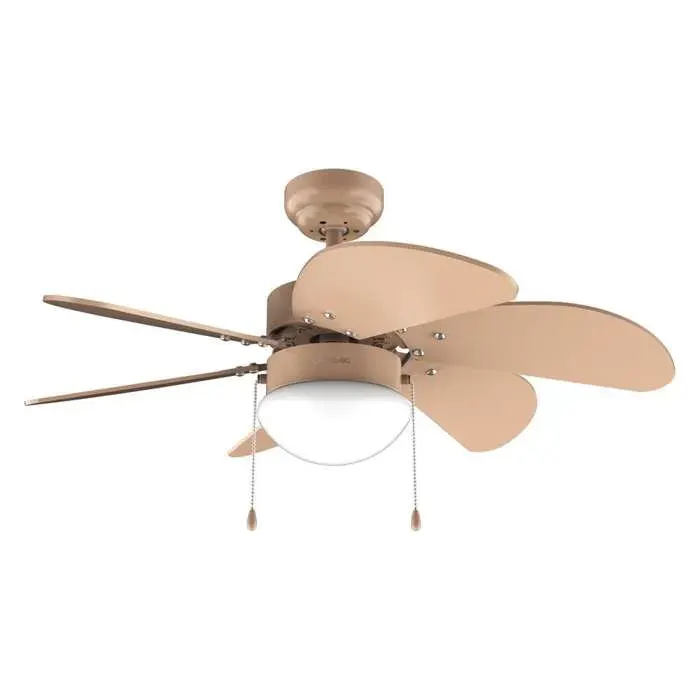 Cecotec - Ventilateur de Plafond avec Lumière EnergySilence Aero 3600 Vision Full Orange - 50 W Diamètre 91 cm Ampoule non