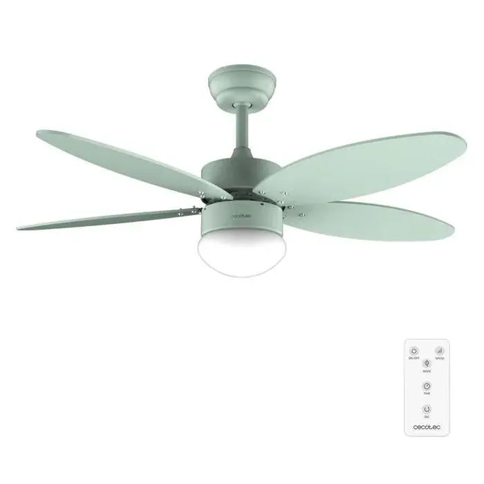 Cecotec - Ventilateur de Plafond avec Lumière EnergySilence Aero 4260 Full Mint - 40 W Diamètre 106 cm Lampe Intégrée