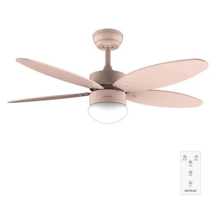 Cecotec - Ventilateur de Plafond avec Lumière EnergySilence Aero 4260 Full Orange - 40 W Diamètre 106 cm Lampe Intégrée