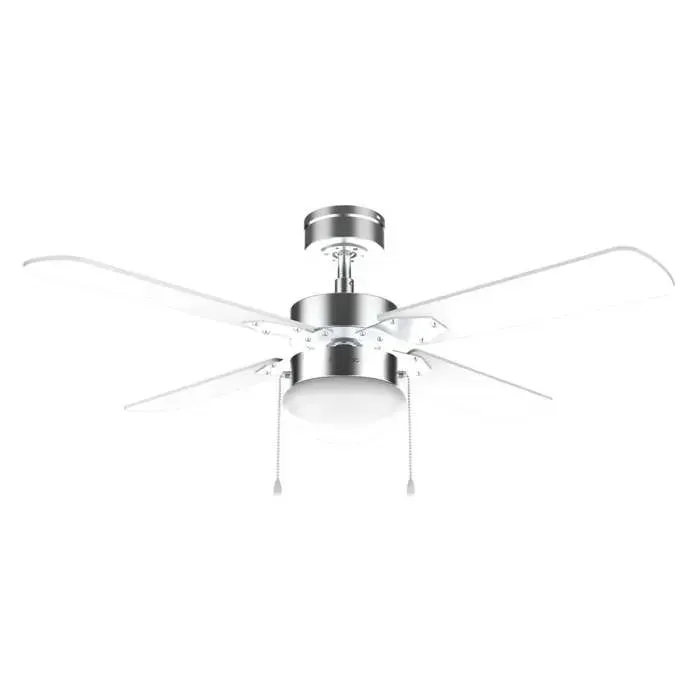 Cecotec - Ventilateur de Plafond avec Lumière EnergySilence Aero 450 IronWhite - 50 W Diamètre 106 cm 3 Vitesses