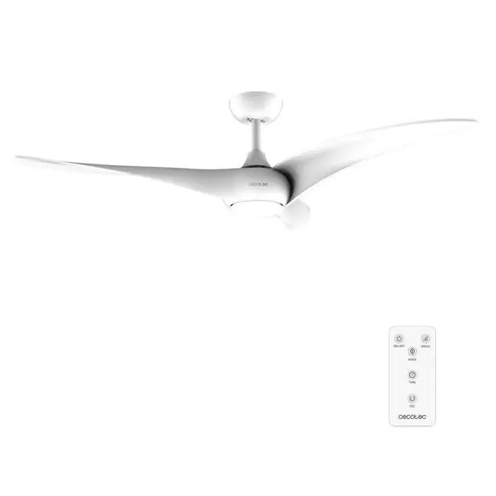 Cecotec Ventilateur De Plafond Avec Lumière EnergySilence Aero 5295 White. 40 W Diamètre 137 cm 3 Pales LED 15 W et
