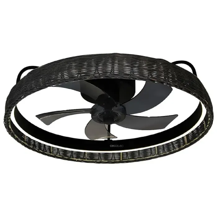 Cecotec Ventilateur De Plafond Avec Lumière EnergySilence LampAero 600 Black Design. 20 W Diamètre 60 cm Lampe LED