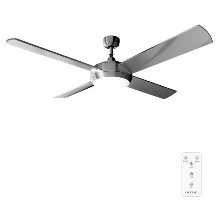 Cecotec Ventilateur de plafond avec télécommande minuterie et lumière LED EnergySilence Aero 570 60 W 132 cm de diamètre