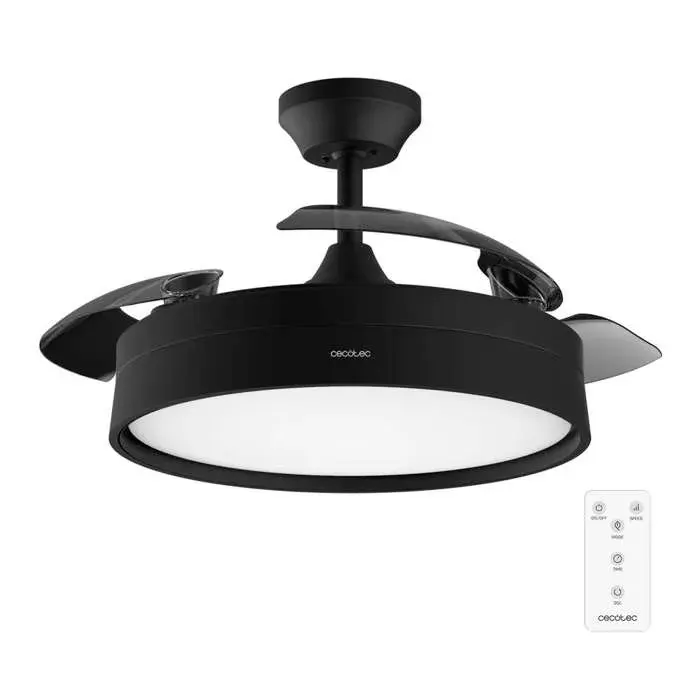Cecotec Ventilateur de plafond EnergySilence Aero 4200 Invisible Black
