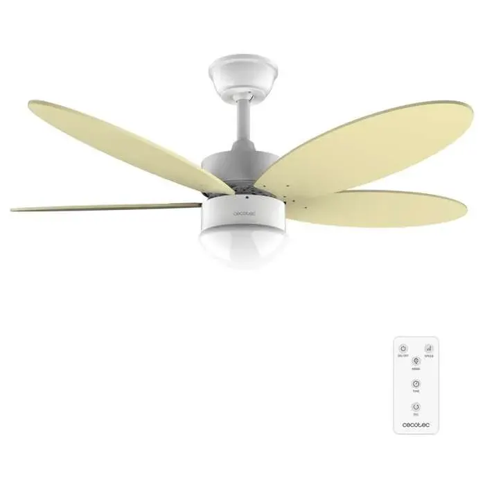 Cecotec Ventilateur de plafond Energysilence Aero 4260 Sunlight 40 W moteur DC diamètre 42 ”avec 5 lames réversibles