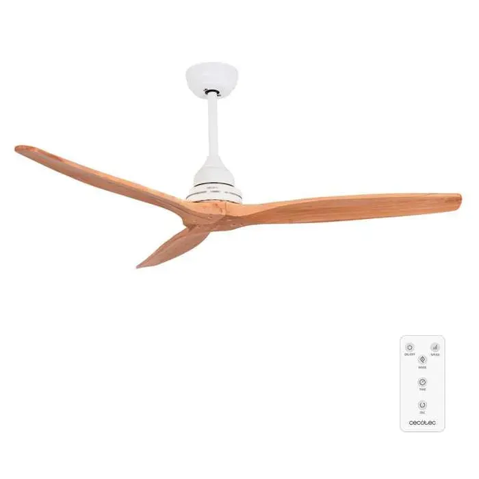 Cecotec Ventilateur de plafond EnergySilence Aero 590. 70 W Télécommande et minuterie faible puissance 3 lames de diamètre