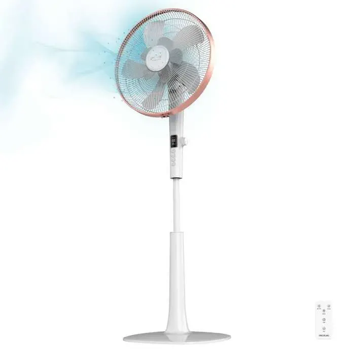 Cecotec Ventilateur sur Pied EnergySilence 1030 SmartExtreme. 28 W Moteur DC 3 vitesses Minuterie Écran LED Télécommande