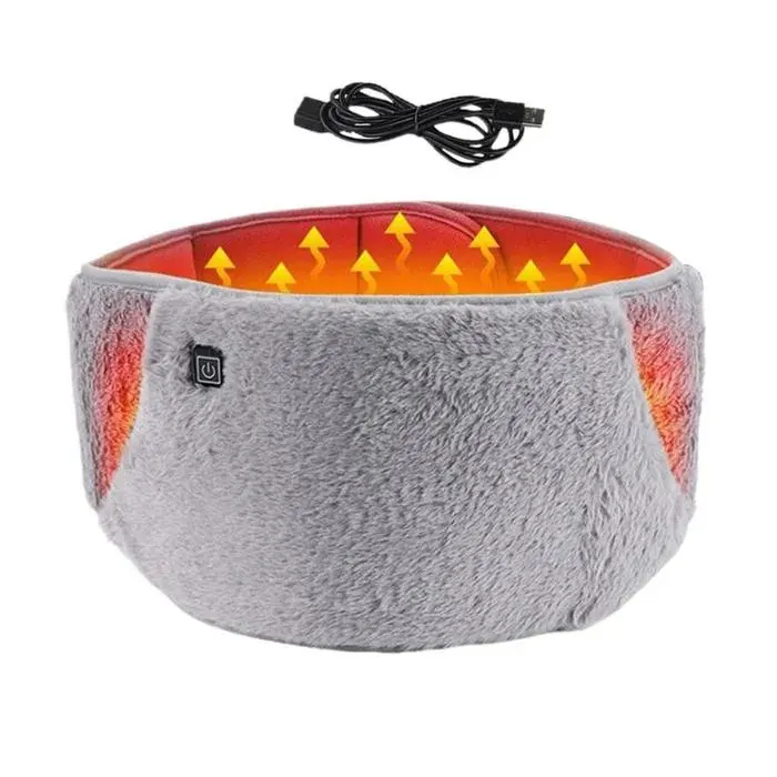 Ceinture chauffante électrique portable 3 niveaux de chauffage pour femmes pour la taille le dos et labdomen idéale po