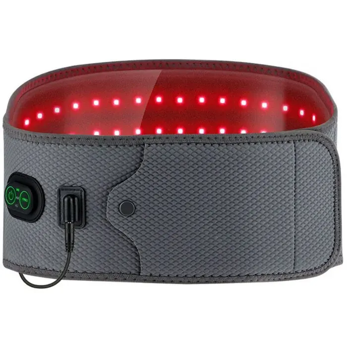 Ceinture de thérapie par chauffage à lumière rouge véritable 120 perles de lampe LED à lumière rouge instrument