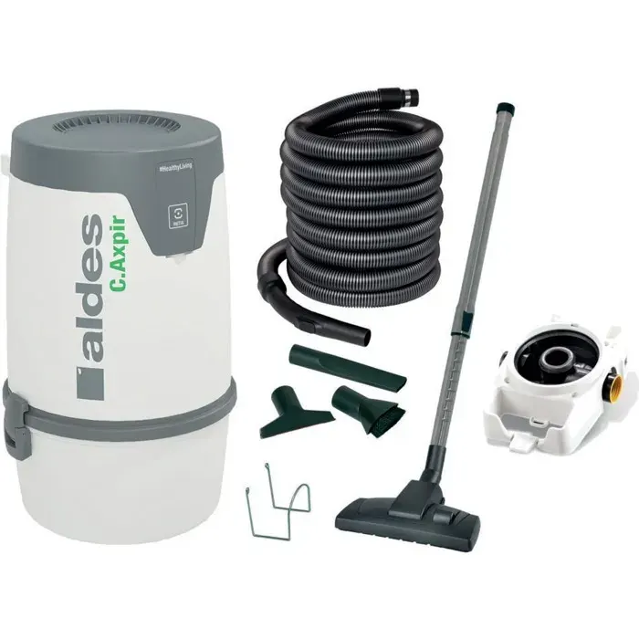 Centrale daspiration ALDES C.Axpir Initia - Set daccessoires de nettoyage inclus — coloris Blanche