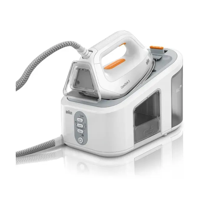 Centrale vapeur BRAUN IS3132WH - 2400 W - 6 Bars - Thermostat automatique - Silencieux - Système de verrouillage