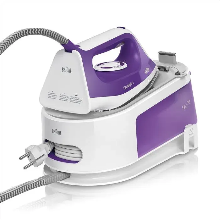 Centrale Vapeur Débit de Vapeur 120 g/min Coup de Vapeur 360 g/min Semelle SuperCeramic FreeGlide 3D Réservoir de 15 l 2200W