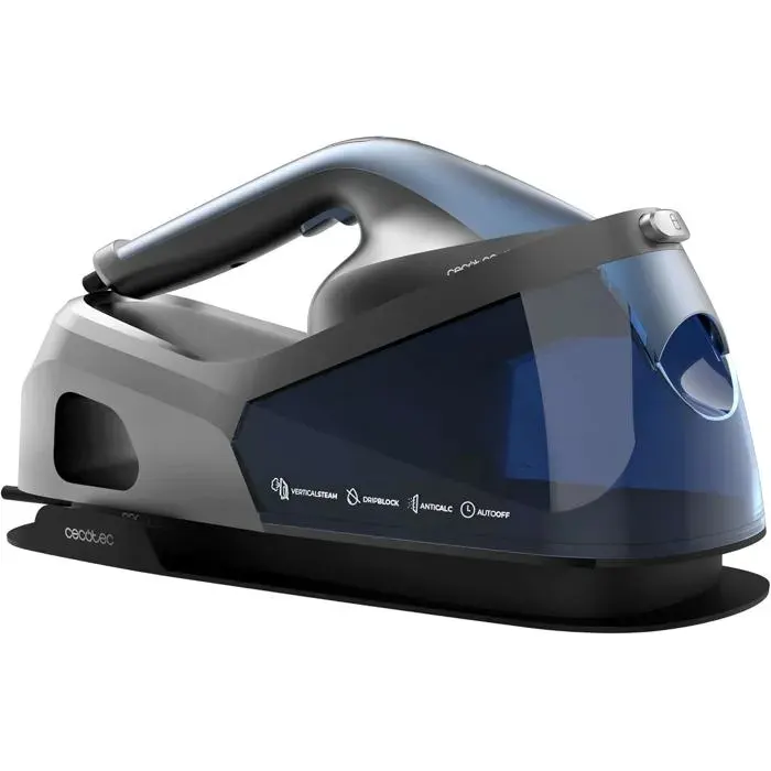 Centrale vapeur - PAPECO - Ironhero V-2400 - 2400W - Semelle céramique Turbo Slide - 370g/min — coloris Grise