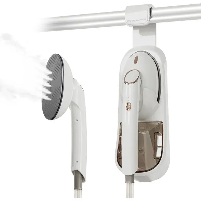 Centrale vapeur puissante et polyvalente pour la maison 1500W Grande semelle Fer à repasser Réservoir deau amovible 400ml