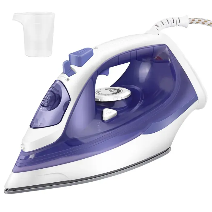 Centrale vapeur réservoir deau de 350 ml jet de vapeur de 150 g vapeur continue de 40 g cordon de 195 m 2400 W bleu