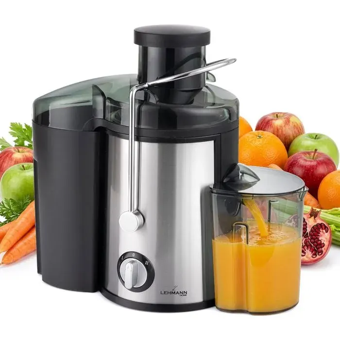 Centrifugeuse Extracteur De JusPréparation RapideGoulotte Large De 75MmRécipient À Pulpe 15L Et Récipient À Jus 450Ml2 Vitess