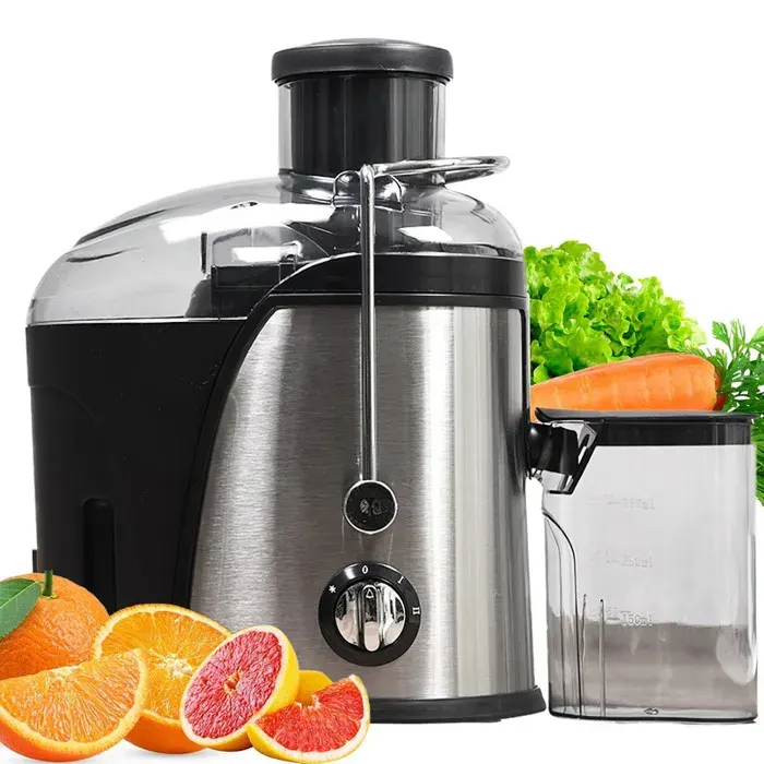 Centrifugeuse Fruits Et Légumes 400W 22000RPM Extracteur De Jus Électrique Avec Double Vitesse Séparateur De Pulpe 15L Et 400Ml