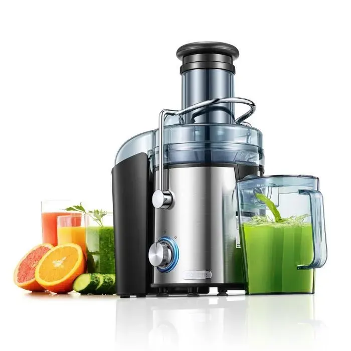 Centrifugeuse Fruits et Légumes - FOHERE - 800W - 2 Vitesses - Récipient à Jus Pulpe 2000ML