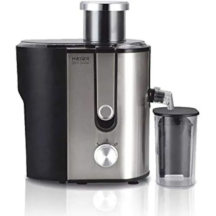 Centrifugeuse - HAEGER - Mini Juicer - 600 W - Gris - Extraction de jus