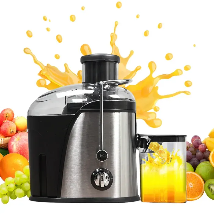 centrifugeuse presse-agrumes électrique pour fruits et légumes séparateur de pulpe et de jus facile à nettoyer 400W