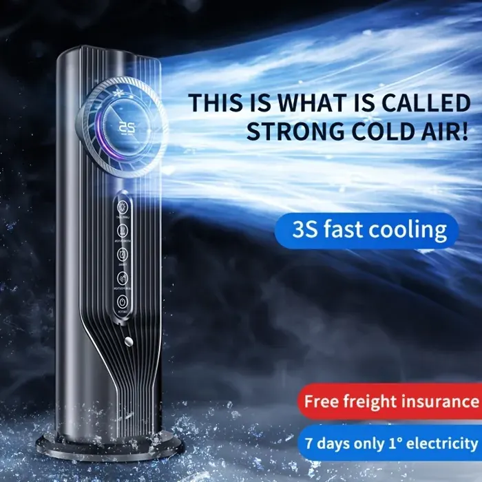 Cet humidificateur-rafraîchisseur dair USB portable dispose de 6 vitesses de ventilation réglables : profitez de la brise fraîche !