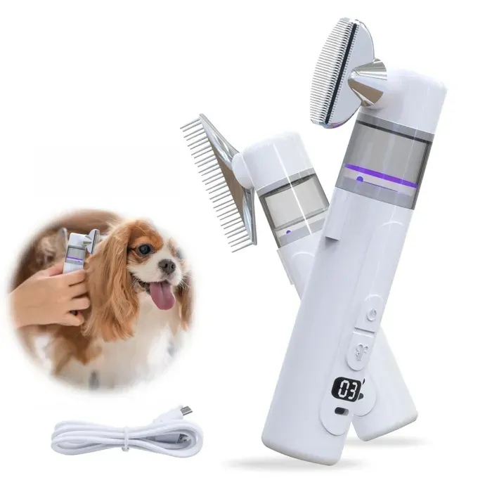 Chargement Sans Fil Peigne Anti Poux ElectriquePortable Aspirateur A PouxFiltre Réutilisable Peigne Anti Poux Convient Aux