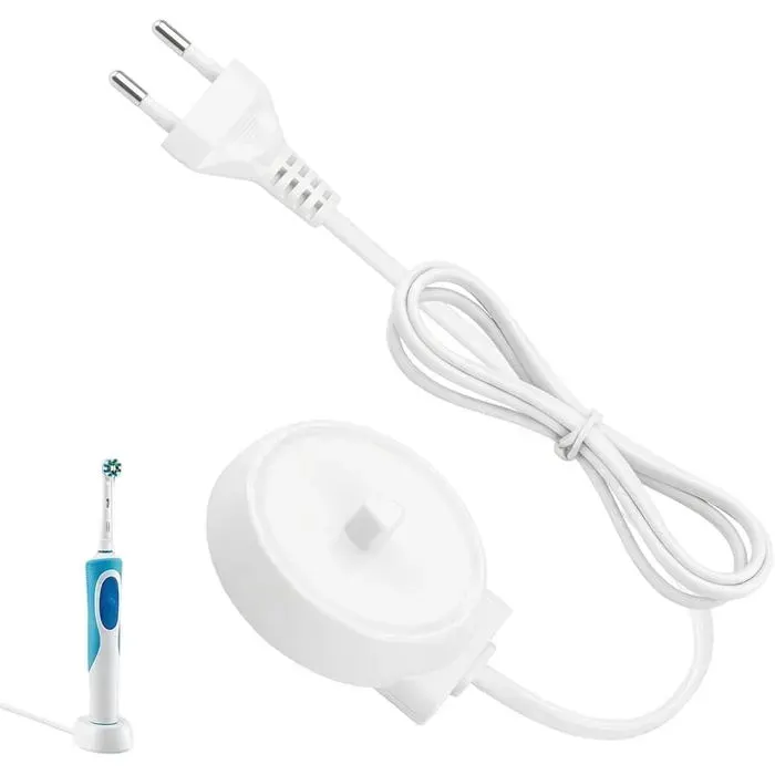 Chargeur Brosse à Dent Électrique Compatible Oral-B et Braun Modèle 3757 Étanche IP67 par Induction Pro Series et IO Series