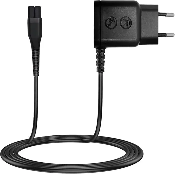 Chargeur rasoir - LAMPESECOENERGIE - Compatible Phi S300/S10 - 15V 500mA - Entrée 100-240V - Câble 1m