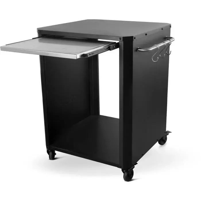 Chariot avec planche à découper - COZZE - 90300 - 77 x 665 x 825 cm - Tablette Inox 43x35 cm