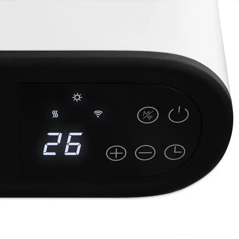 Chauffage de salle de bain Wifi Orbegozo SPW 8000 - IP-21 - Éléments en céramique PTC - Programmable - Deux niveaux de chaleur - Fonction mémoire - Télécommande - Neuf — vue 2