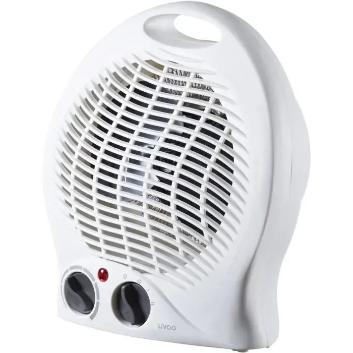 Chauffage soufflant - LIVOO - DOM515 - 900-2000W - 20m² - 3 modes - Thermostat ajustable - Protection contre la surchauffe