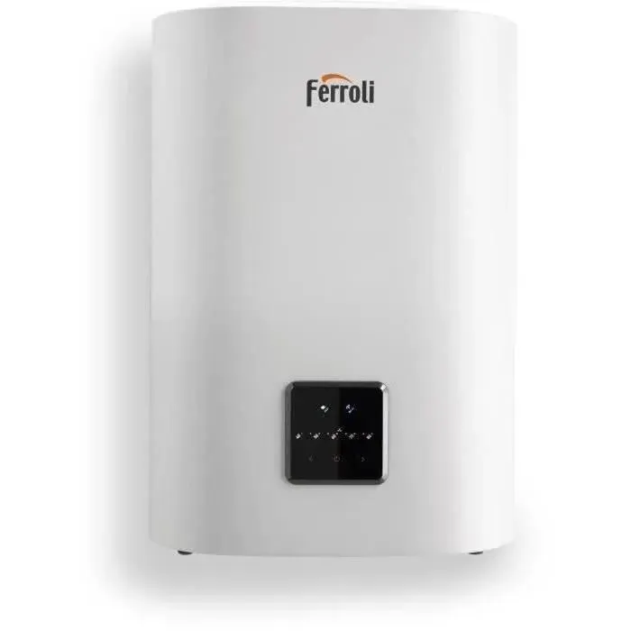 Chauffe-eau électrique FERROLI TITANO TWIN 30L - Plat - Multiposition - Blanc — coloris Blanche