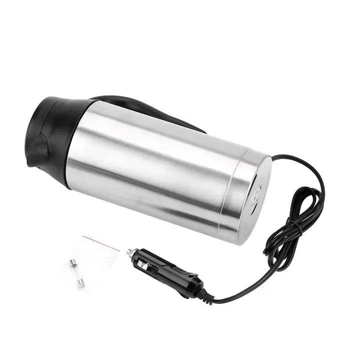 Chauffe-eau portable 750 ml 24 V pour voiture et camion - Bouilloire pour boire du thé ou du café