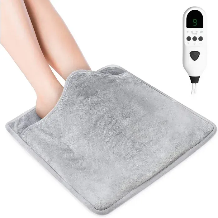 Chauffe-pieds électrique - ULISEM - Réglage température - Minuterie - Chauffage rapide