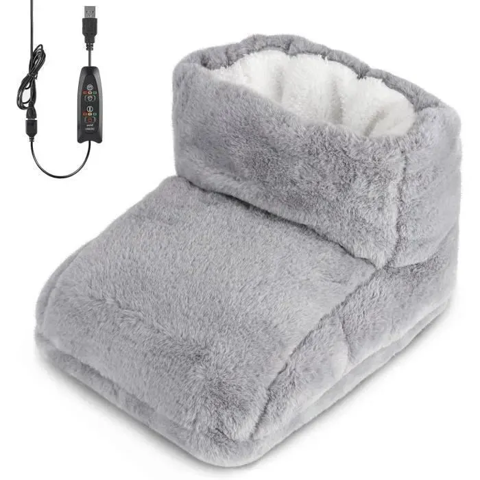 Chauffe-pieds lectrique - NOBRAND - Gris - Flanelle - 3 modes de chauffage couleurs multiples CHAUFFE-PIEDS