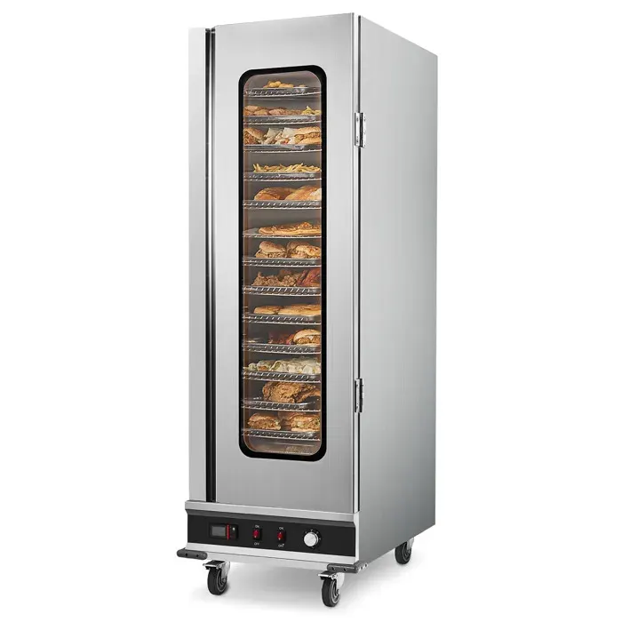 Chauffe-Plats - DUOKU - Hot Box - 16 Niveaux - Acier Inoxydable - 1800 W