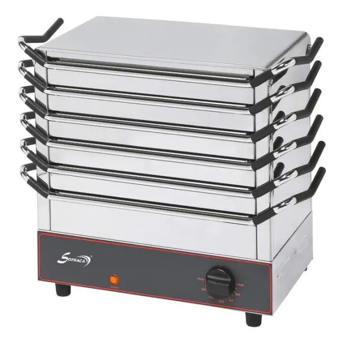 Chauffe-plats électrique PRO 6 plaques électriques 650 W 220 V - MONO