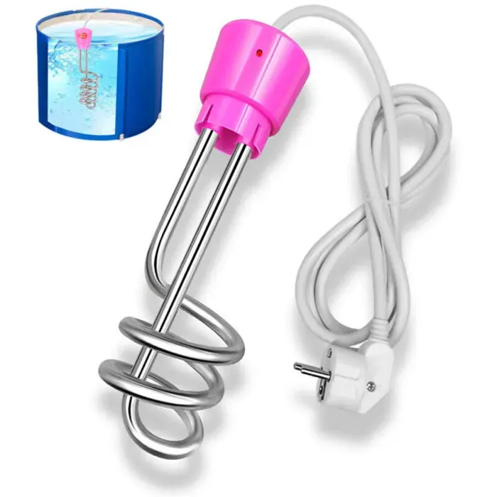 Chauffe-plongeur à immersion 3000W – Acier inoxydable 2m – Arrêt automatique à 70°C – Conduit thermique rapide pour grande capacité
