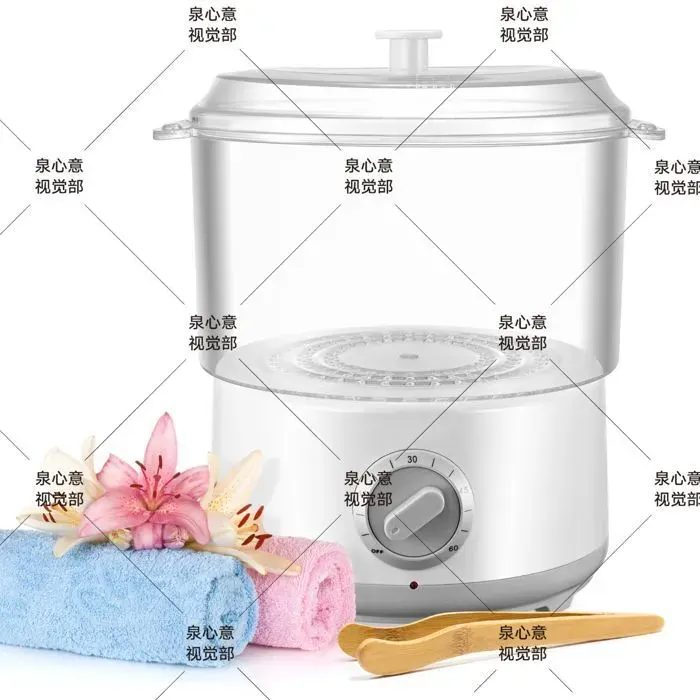 Chauffe Serviette Chauffe Serviette EsthetiqueVapeur à Serviette Chauffage Rapide de Soins Personnels 200 °C en 5 Min pour Spa