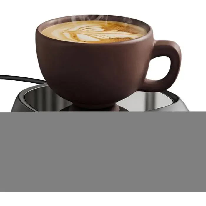 Chauffe-Tasse de Bureau à 4 Températures (65-85°C) avec Arrêt Automatique 8h pour Café Cacao et Thé .