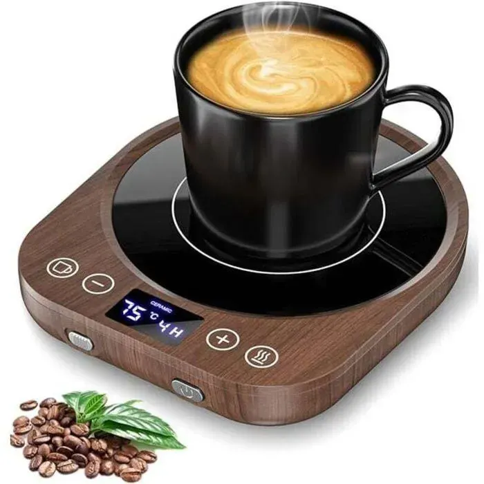 Chauffe-tasses électrique - PZCC - 9 réglages de température - 36 W - Minuterie 1-9 heures - Arrêt automatique 4 heures