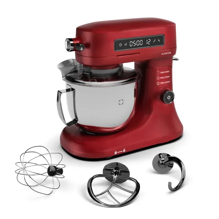 Chiara 1600W 5L Robot de Cuisine Rouge