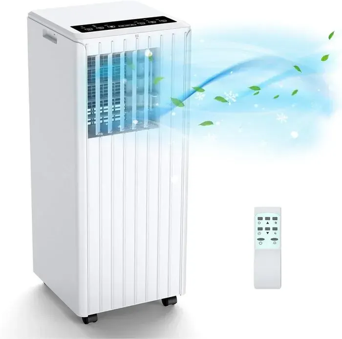 Climatiseurs Mobile 7000BTUs 3 en 1 unité de climatisation déshumidificateur 36 L numérique et télécommande [Classe A]