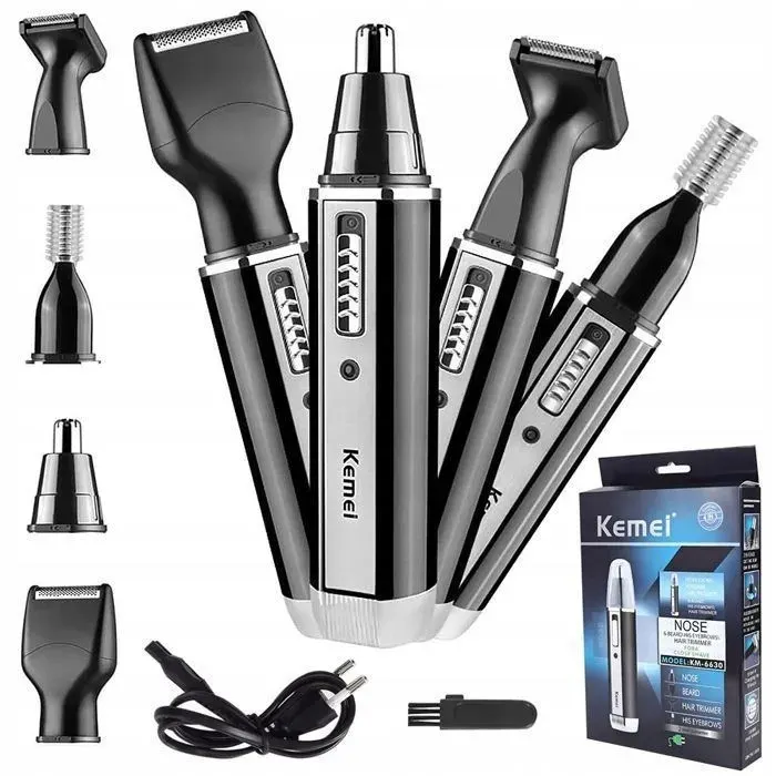 Cobye- Tondeuse barbe oreilles et nez 4 en 1 – Rasoir électrique multifonction pour hommes