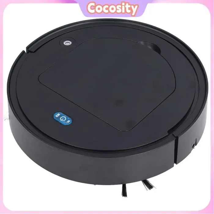 Cocosity Aspirateur Robot Robot Vacuum Cleaner 3 In 1 Low Noise Smart Automatic Sweeper For Household electromenager balayeuse Noir