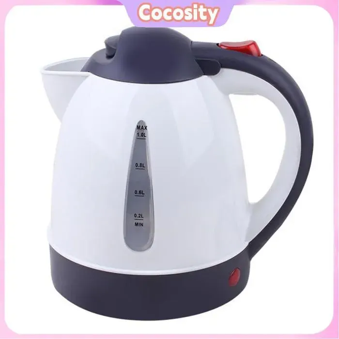 Cocosity Bouilloire Auto Portable - 1000ml 150W Sécurité Auto-Coupure - Usage Voiture/Camping-Car Blanc