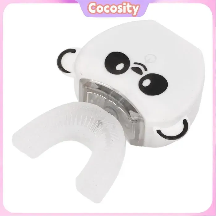 Cocosity Brosse à dents électrique pour enfants Brosse à dents en silicone électrique pour enfants U RECHARGET DE LA parfum dents