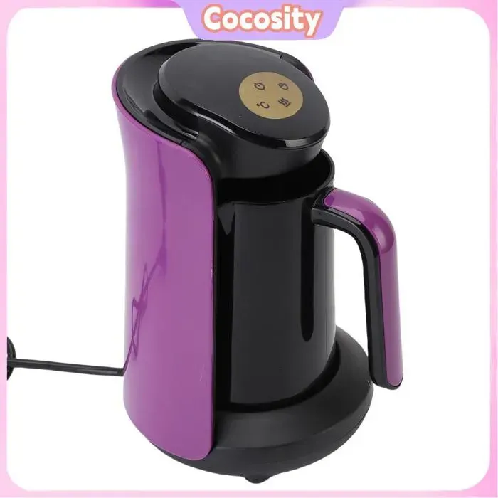 Cocosity cafetière de contrôle de la température Machine de cafetière turque 400W 6 tasses electromenager cafetiere Bouchon UE