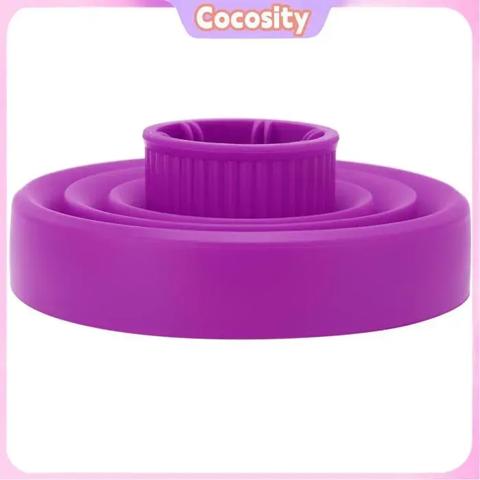 Cocosity Diffuseur de sèche‑cheveux Diffuseur Universel de Sèche-cheveux Pliable Diffuseur de Sèche-cheveux parfum visage Violet