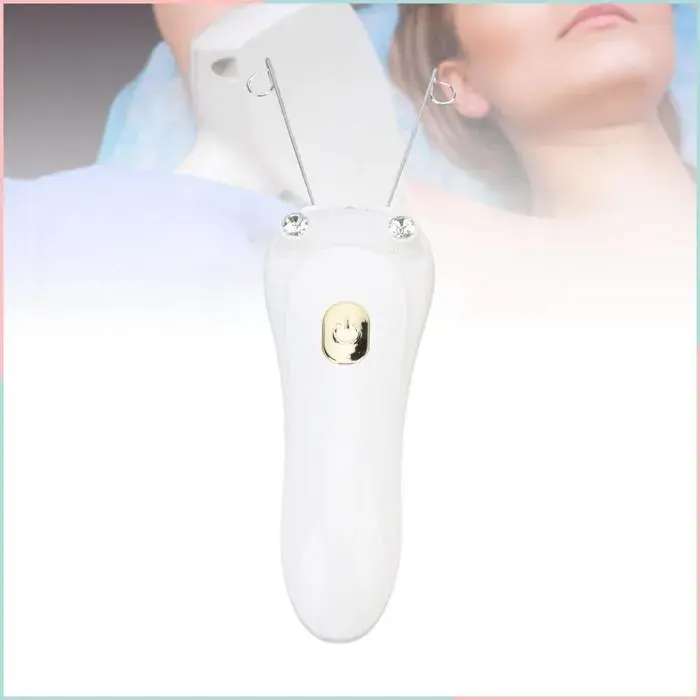 Cocosity épilateur à filetage pour le visage Épilateur à fil de coton épilateur à filetage Rechargeable beaute depilation Doré